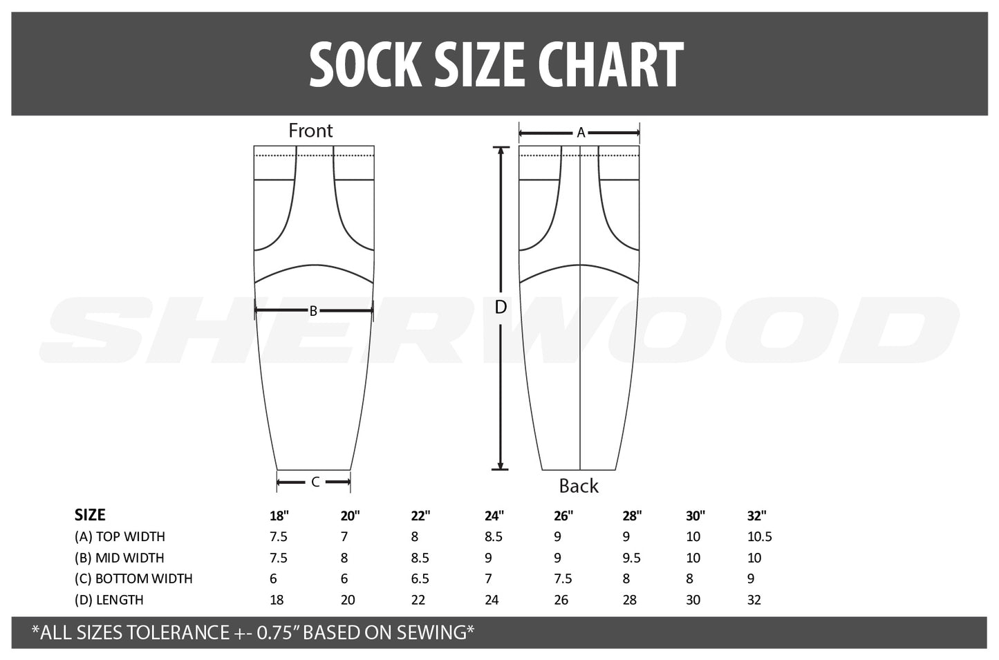 Sublimated Hockey Socks -  Reorder